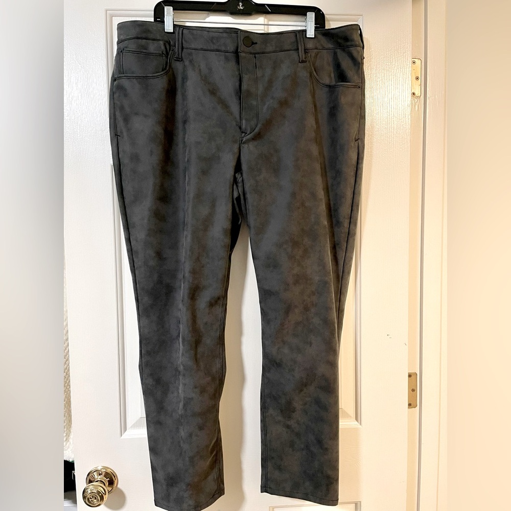 EXPRESS Gray Sueded Jeans Sz 18 NWOT